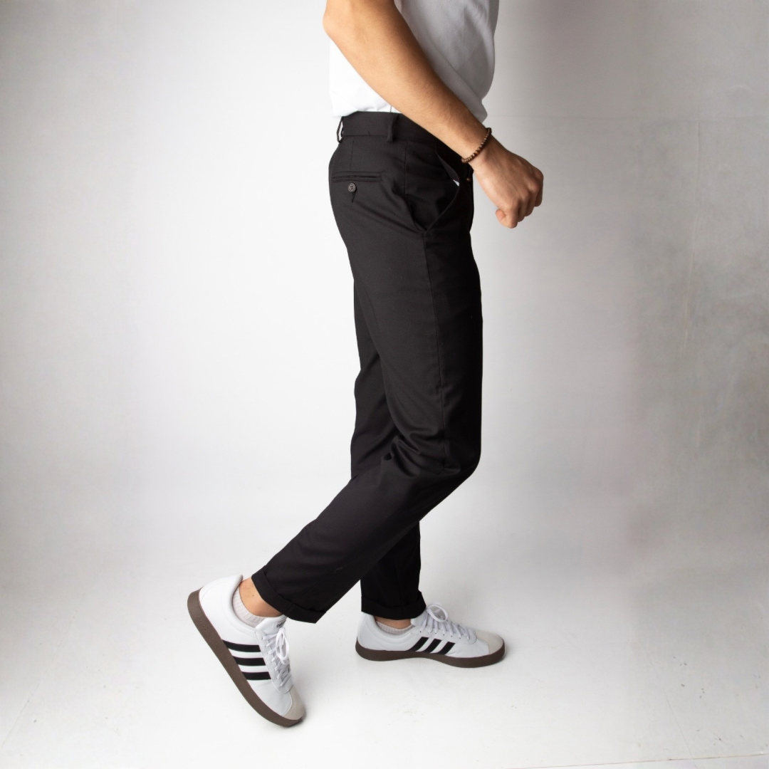 Slim fit classic pants black
