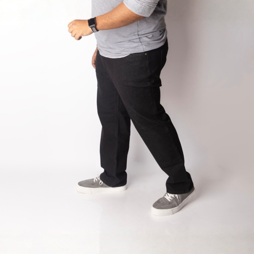 Dark black special size jeans