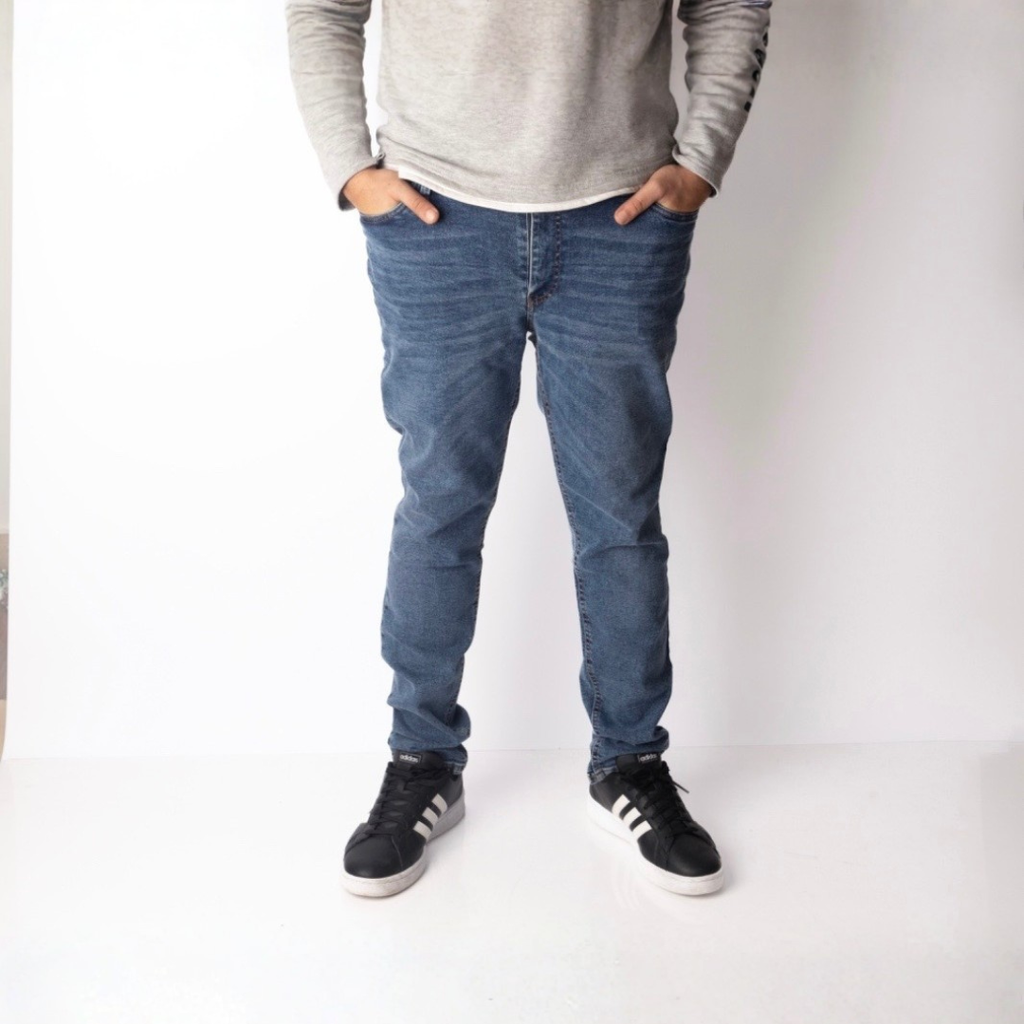 Regular fit blue jeans