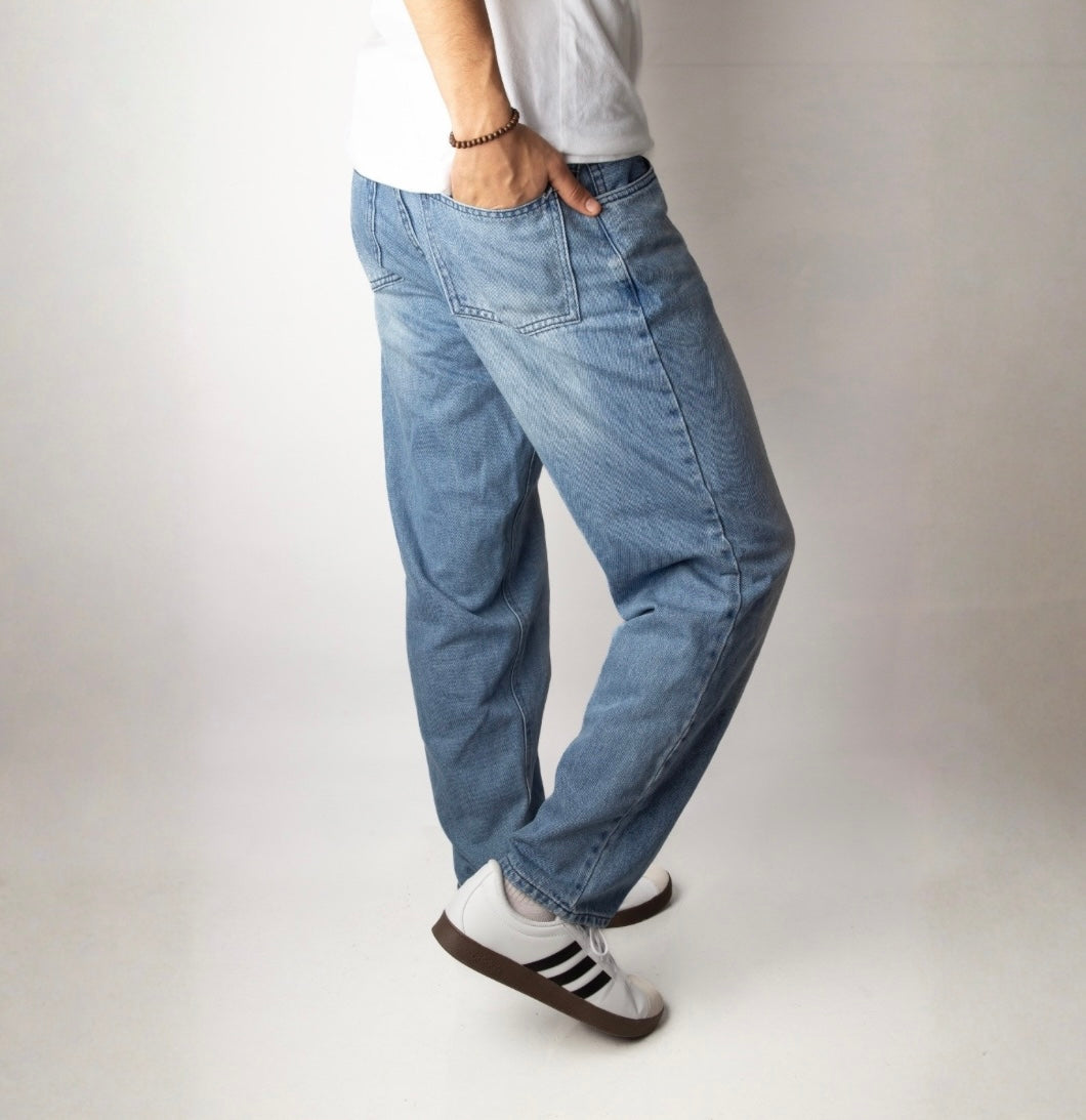 Wide leg jeans - light blue