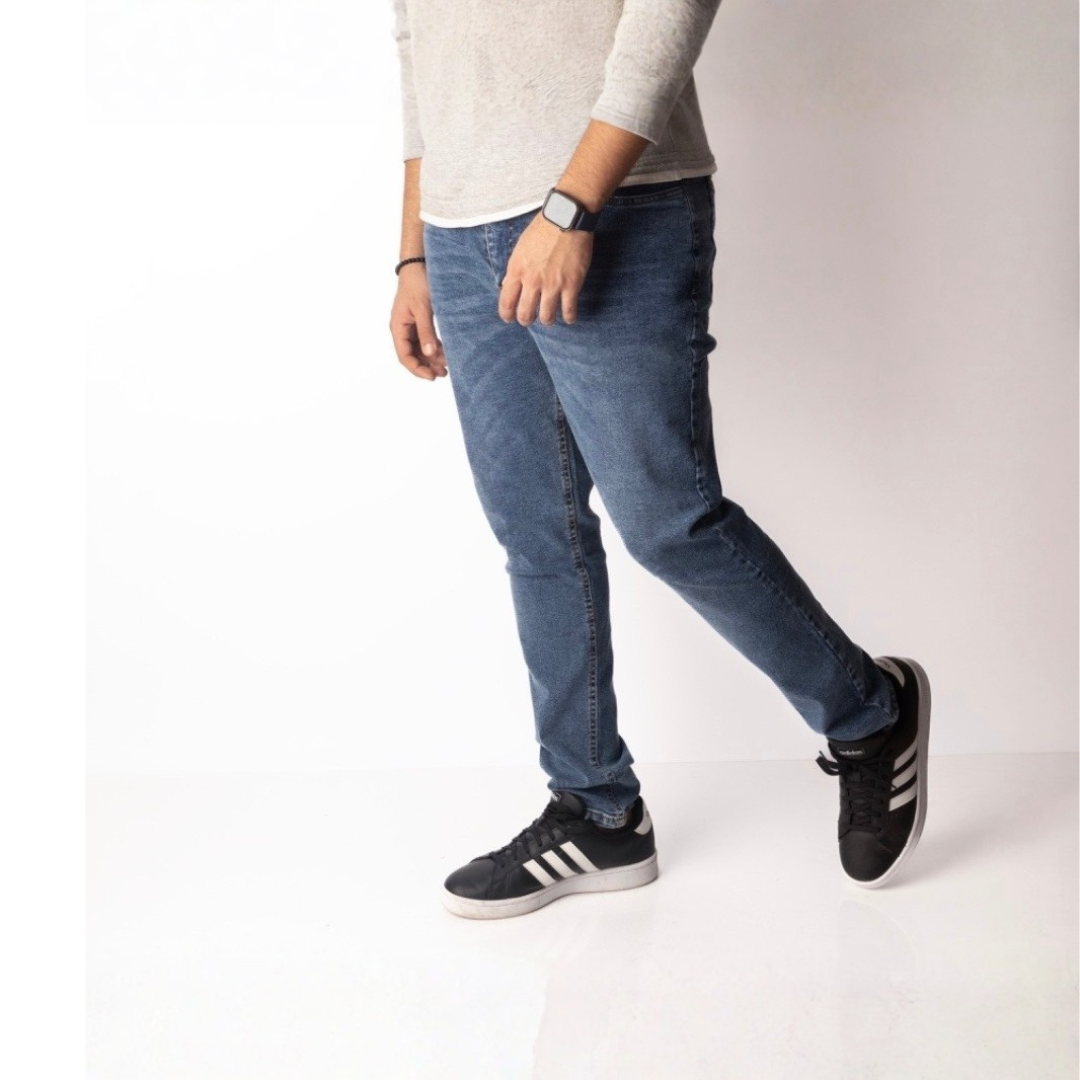 Regular fit blue jeans